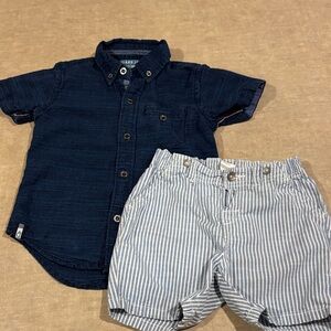 H&M Kids Matching Set - Navy and White